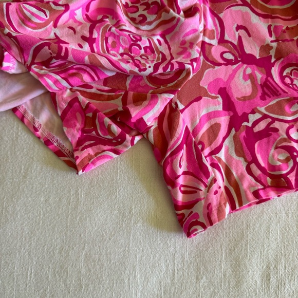 MOVING SALE: Lilly Pulitzer Karlie Wrap Romper in Mango Salsa size XS - Picture 5 of 6